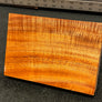 Hawaiian Curly Koa Wood Billet - 8" x 5.5" x 1.25"