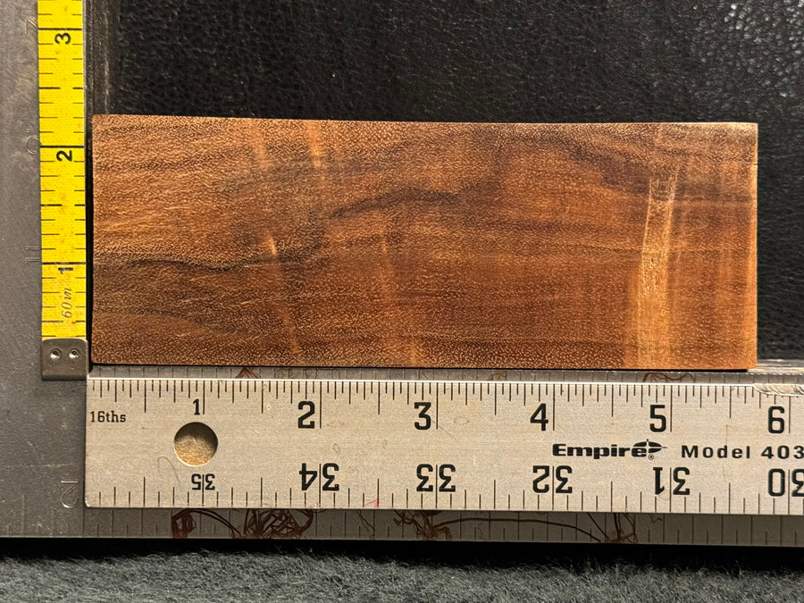 Hawaiian Curly Koa Wood Billet -  5.5" x 2.125" x 0.875"