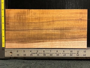 Hawaiian Curly Koa Wood Billet - 12.25" x 5.875" x 1+"