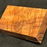 Hawaiian Curly Koa Wood Billet - 6" x 3.75" x 1.625+"
