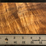 Hawaiian Curly Koa Wood Billet - 6" x 3.75" x 1.625+"