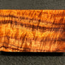 Hawaiian Curly Koa Wood Billet - 6" x 3.75" x 1.625+"