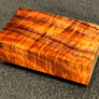 Hawaiian Curly Koa Wood Billet - 6" x 3.75" x 1.625+"