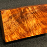 Hawaiian Curly Koa Wood Billet - 6" x 3.75" x 1.625+"