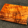 Hawaiian Curly Koa Wood Billet - 6" x 3.75" x 1.625+"