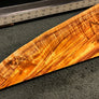 Hawaiian Curly Koa Wood Billet - 13" x (5.5" to 1.5") x 0.875"