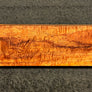 Hawaiian Curly Koa Wood Billet - 6" x 2.375" x 0.875"