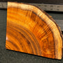 Hawaiian Curly Koa Wood Billet - 6.75" x 5.5" x 0.625"