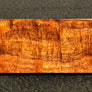 Hawaiian Curly Koa Wood Billet - 5.5" x 3" x 0.375+