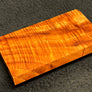 Hawaiian Curly Koa Wood Billet - 7" x 3.875+" x 0.75+"