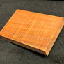 Hawaiian Curly Koa Wood Billet - 6" x 3.875+" x 0.75+"