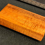 Hawaiian Curly Koa Wood Billet - 9.25" x 5" x 1.75"