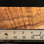 Hawaiian Curly Koa Wood Billet - 5.75" x 2.5" x 0.875+"
