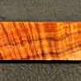 Hawaiian Curly Koa Wood Billet - 5.75" x 2.5" x 0.875+"