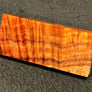 Hawaiian Curly Koa Wood Billet - 5.75" x 2.5" x 0.875+"