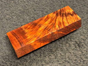 Hawaiian Curly Koa Wood Billet -  5.5" x 1.875" x 0.875"