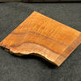 Hawaiian Curly Koa Wood Billet - 5.25" x (4.25" to 2.75") x 0.875"