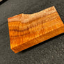 Hawaiian Curly Koa Wood Billet - 5.25" x (4.25" to 2.75") x 0.875"