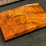 Hawaiian Curly Koa Wood Craft and Project Blank - 10" x 6.75" x 0.875+"