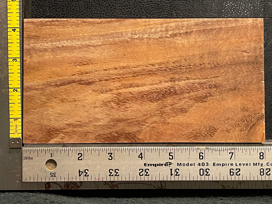 Hawaiian Curly Koa Wood Billet -  8" x 4.125" x 1"