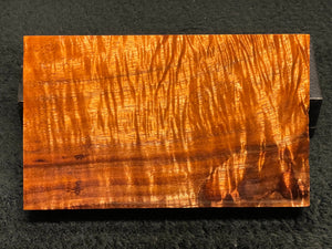 Hawaiian Curly Koa Wood Billet -  7" x 4.25" x 1+"