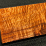 Hawaiian Curly Koa Wood Billet - 7" x 4.25" x 1+"