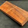 Hawaiian Curly Koa Wood Billet - 8" x 2.75" x 0.875+"