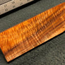Hawaiian Curly Koa Wood Billet - 8" x 2.75" x 0.875+"