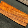 Hawaiian Curly Koa Wood Billet - 8" x 2.75" x 0.875+"