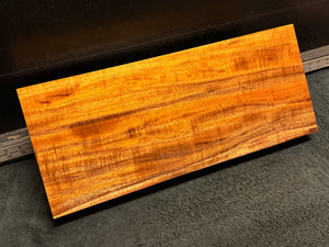 Hawaiian Curly Koa Wood Billet - 20.25" x 8.375" x 1.875"