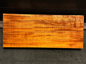 Hawaiian Curly Koa Wood Billet - 20.25" x 8.375" x 1.875"