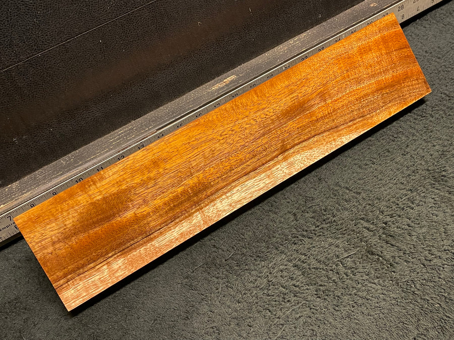 Hawaiian Curly Koa Wood Billet - 17.75" x 3.875+" x 1.125"