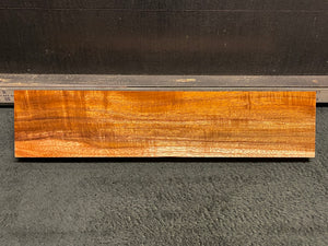 Hawaiian Curly Koa Wood Billet - 17.75" x 3.875+" x 1.125"