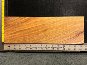 Hawaiian Curly Koa Wood Billet - 14.5" x 4.875" x 1.75+"