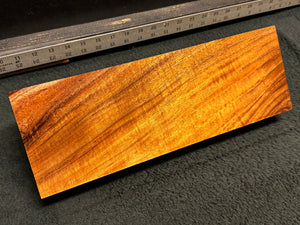 Hawaiian Curly Koa Wood Billet - 14.5" x 4.875" x 1.75+"