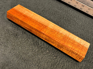 Hawaiian Curly Koa Wood Billet -  11" x 2.5+" x 1+"