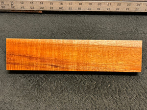 Hawaiian Curly Koa Wood Billet -  11" x 2.5+" x 1+"