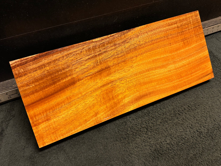 Hawaiian Curly Koa Wood Billet - 20" x 7.75+" x 1.625"