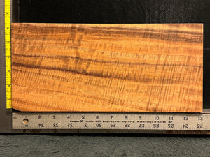 Hawaiian Curly Koa Wood Billet - 13" x 6+" x 1.875"