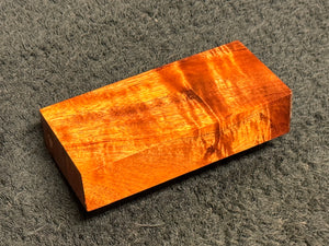 Hawaiian Curly Koa Wood Billet -  4.5" x 2.125" x 1"