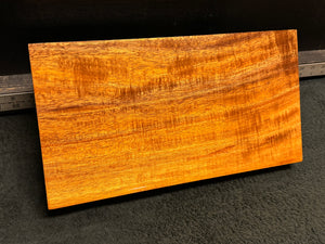 Hawaiian Curly Koa Wood Billet - 14.5" x 7.625+" x 1.875"