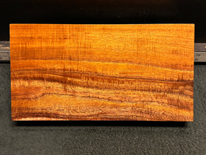 Hawaiian Curly Koa Wood Billet - 14.5" x 7.625+" x 1.875"