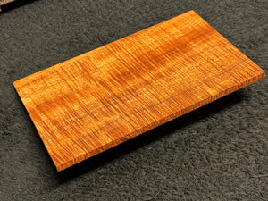 Hawaiian Curly Koa Wood Billet - 8" x 5" x 0.25"