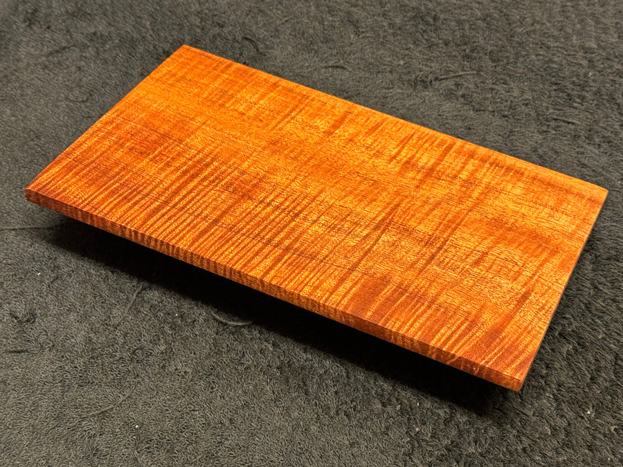 Hawaiian Curly Koa Wood Billet - 8" x 5" x 0.25"