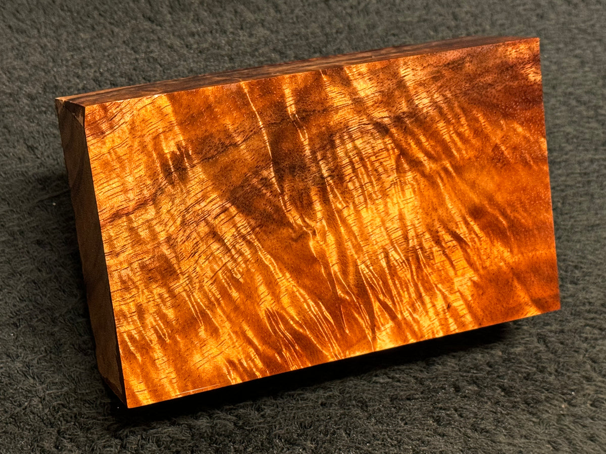 Hawaiian Curly Koa Wood Billet | Koa WoodWorks | KoaWood Ranch – Koa ...