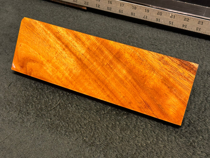 Hawaiian Curly Koa Wood Billet -  11.75" x 3.625+" x 0.75+"