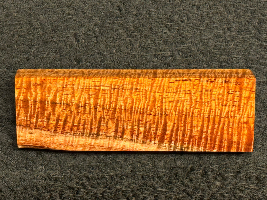 Hawaiian Curly Koa Wood Billet -  6" x 2" x 0.875"