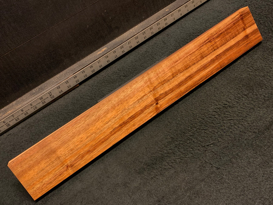 Hawaiian Curly Koa Wood Billet - 24" x 3.375+" x 1"