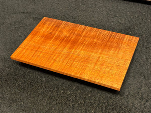 Hawaiian Curly Koa Wood Billet - 7.875" x 5" x 0.25"