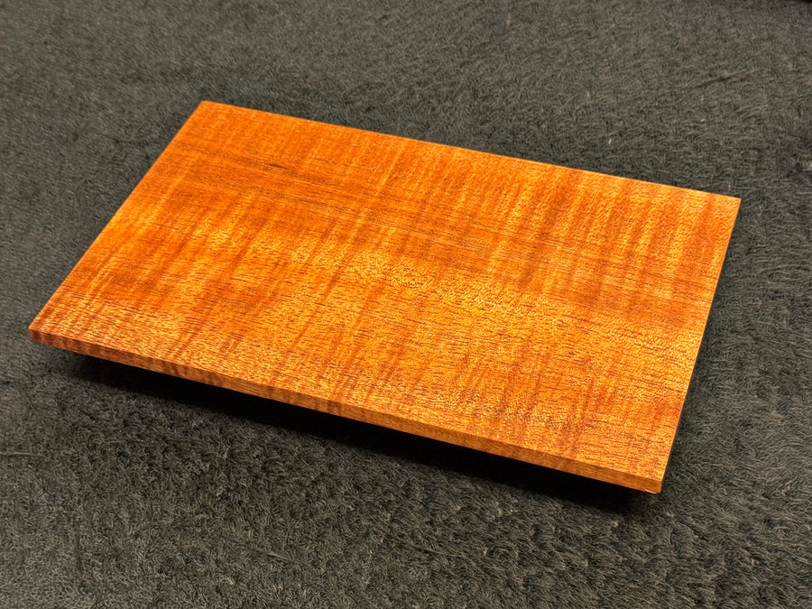 Hawaiian Curly Koa Wood Billet - 7.875" x 5" x 0.25"